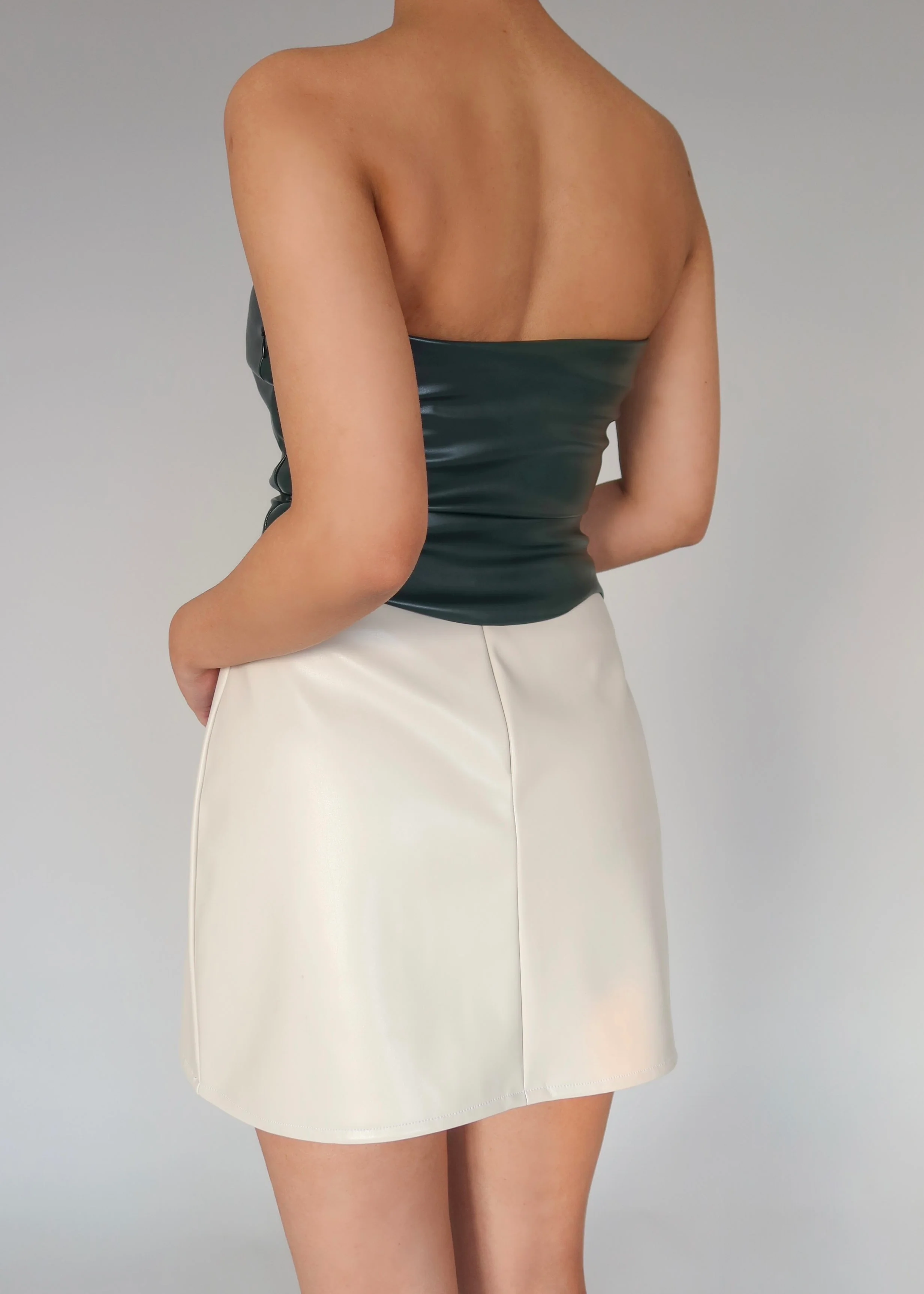 Agnes PU Leather Top - Image 3