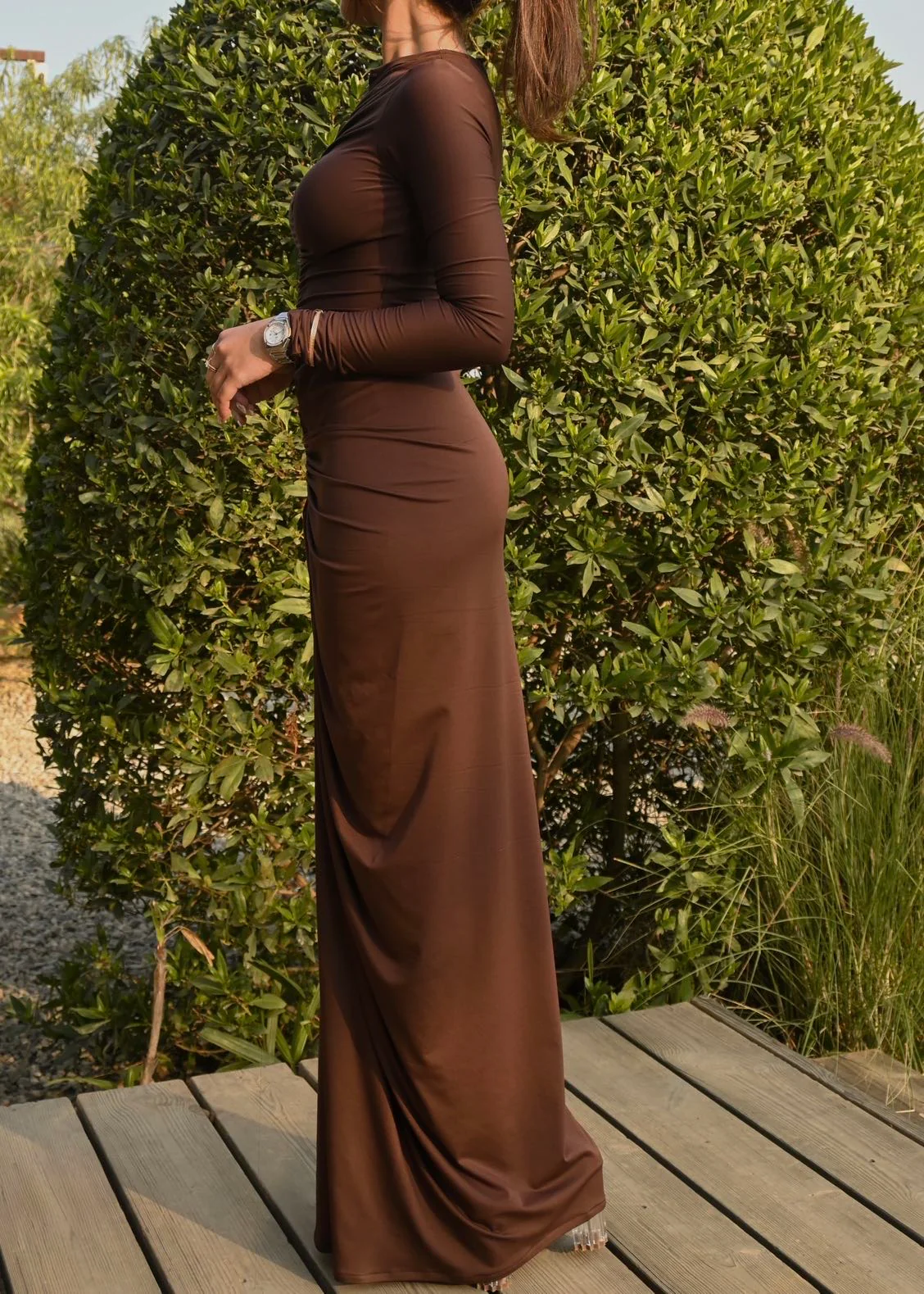 Athena Drape Dress - Image 4