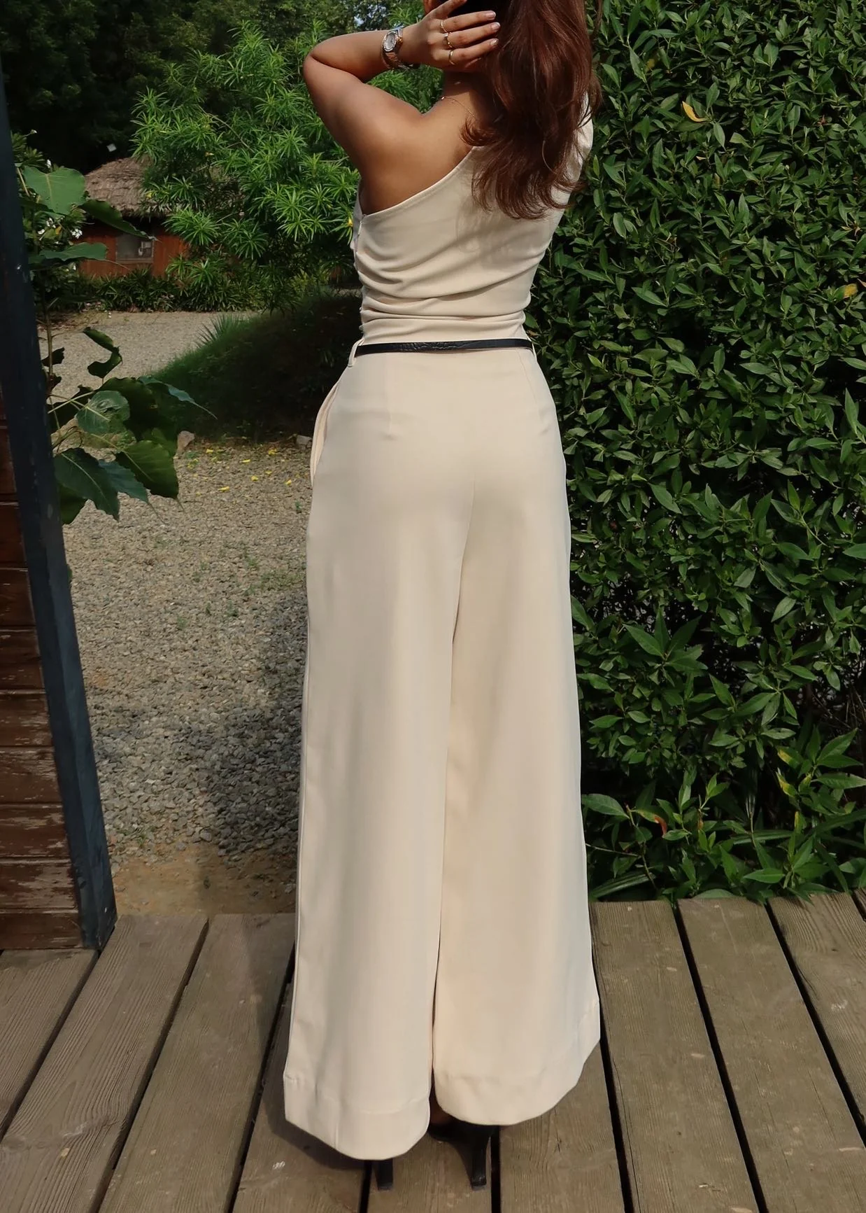 Beige Sculpt Jumpsuit - Image 5