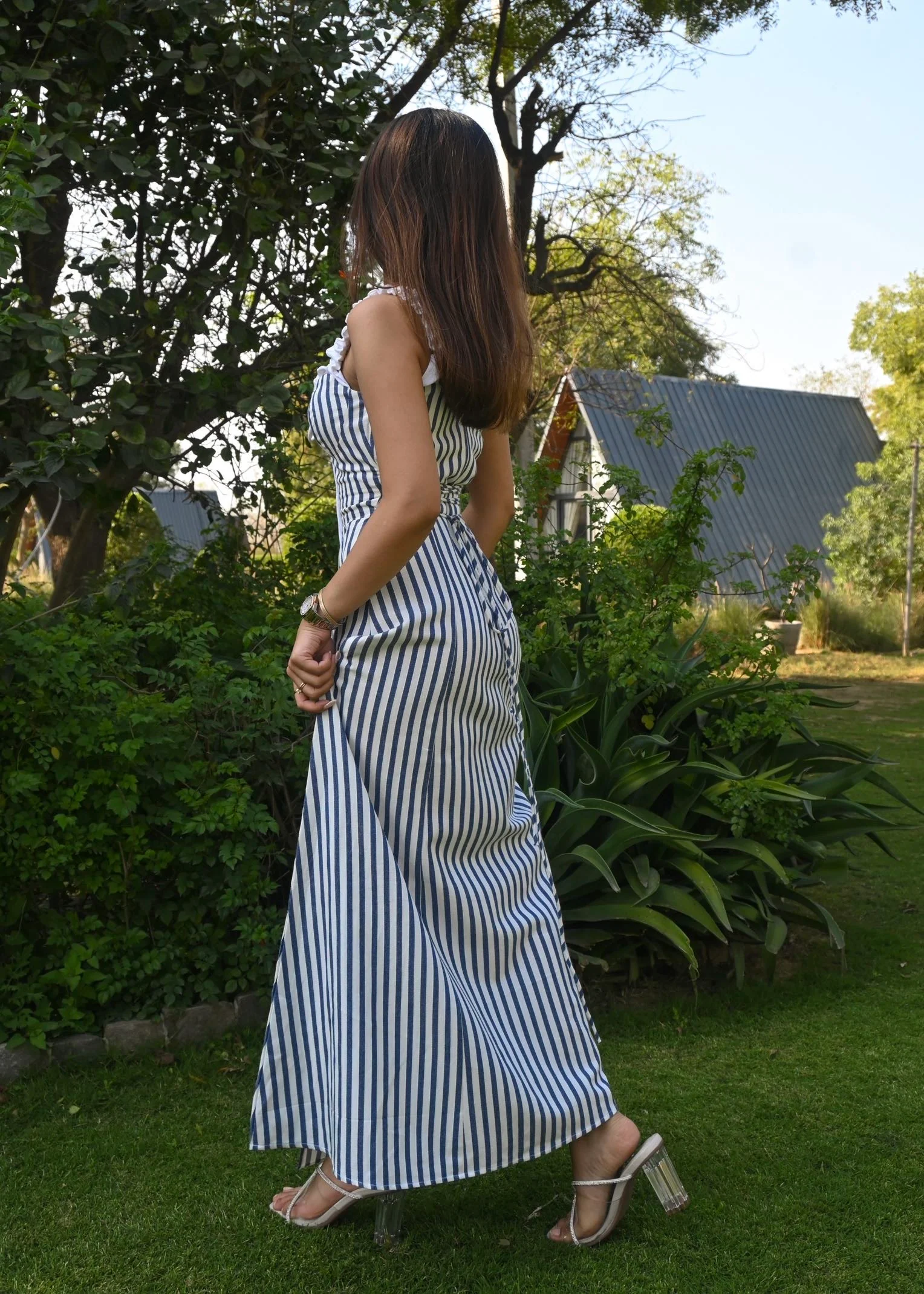 Bustier Striped Dress - Image 8
