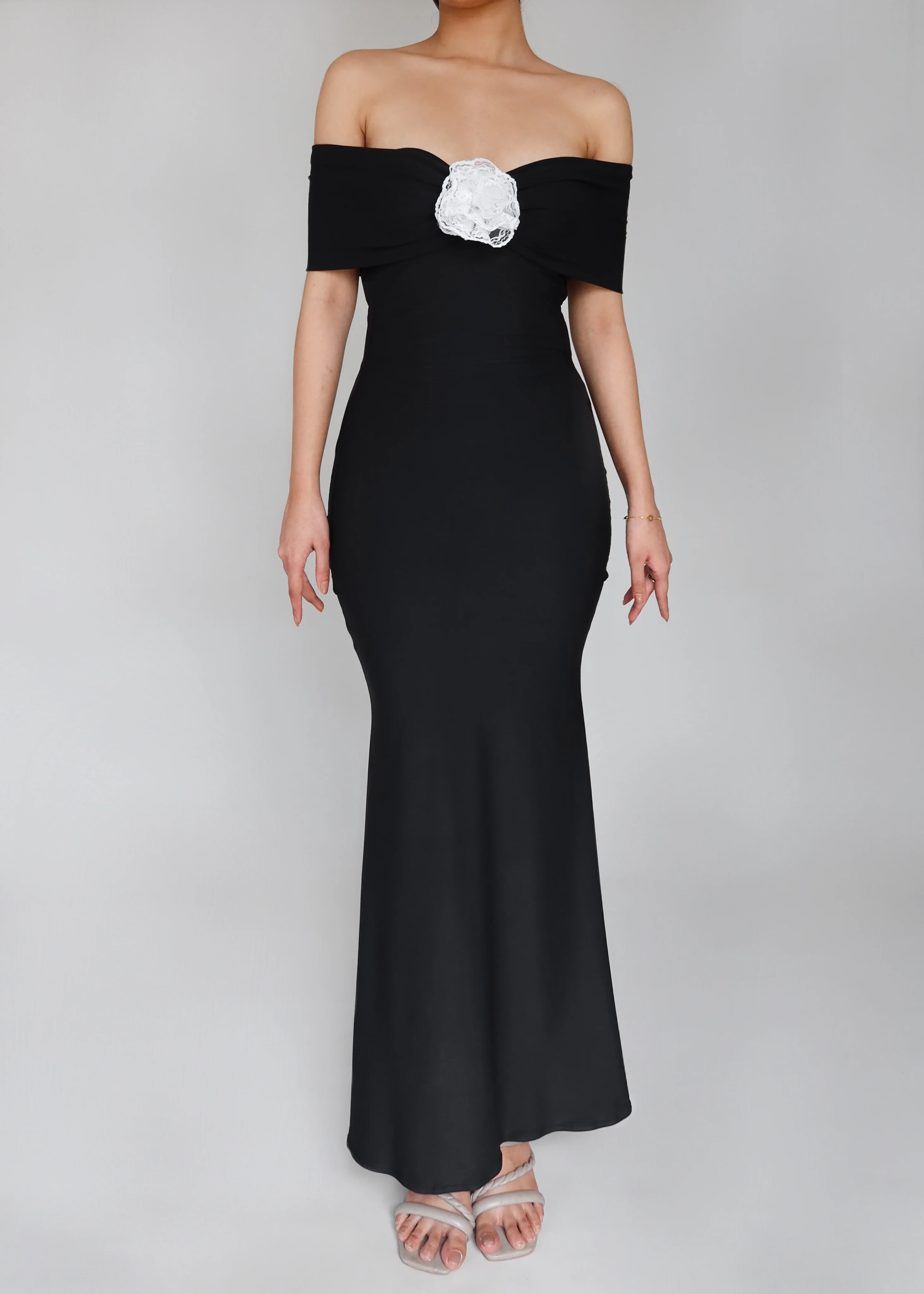 Clio Off Shoulder Long Dress - Image 4