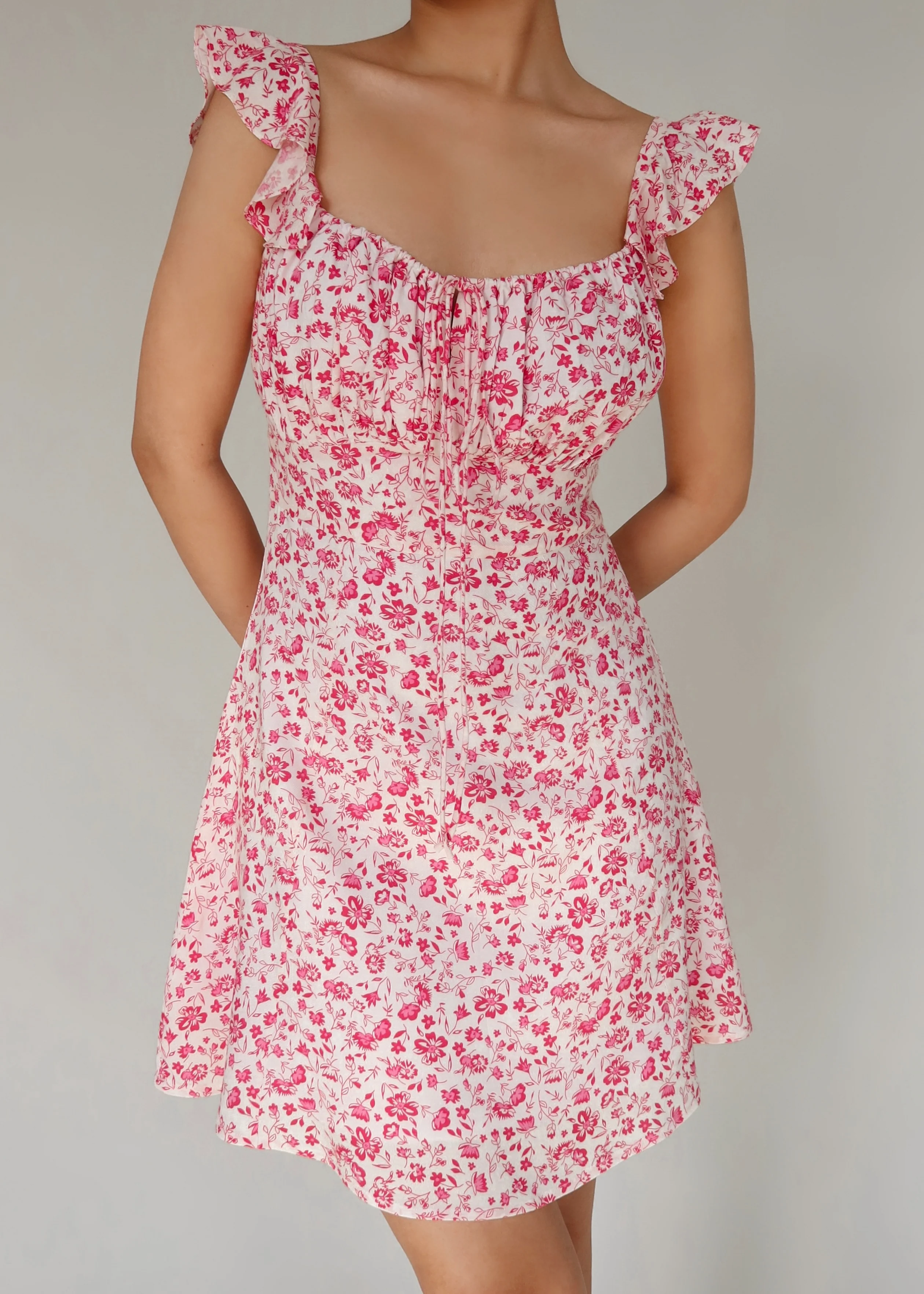 Floral Bustier Dress - Image 5