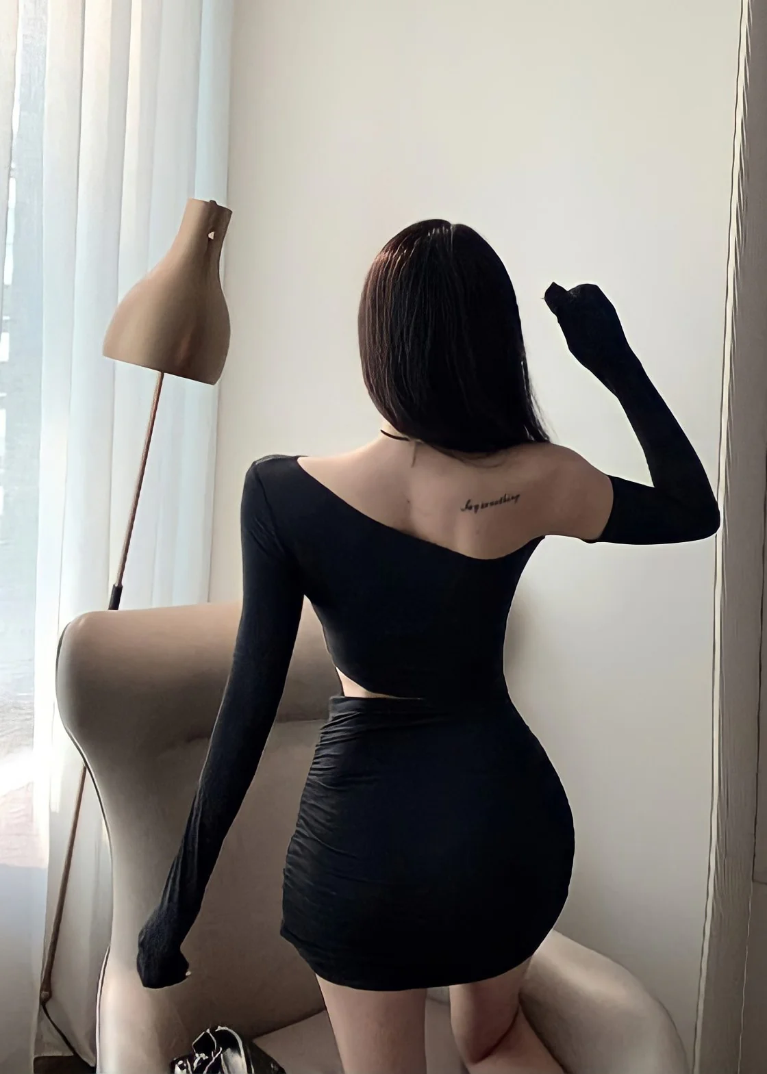 Grunge black dress - Image 3