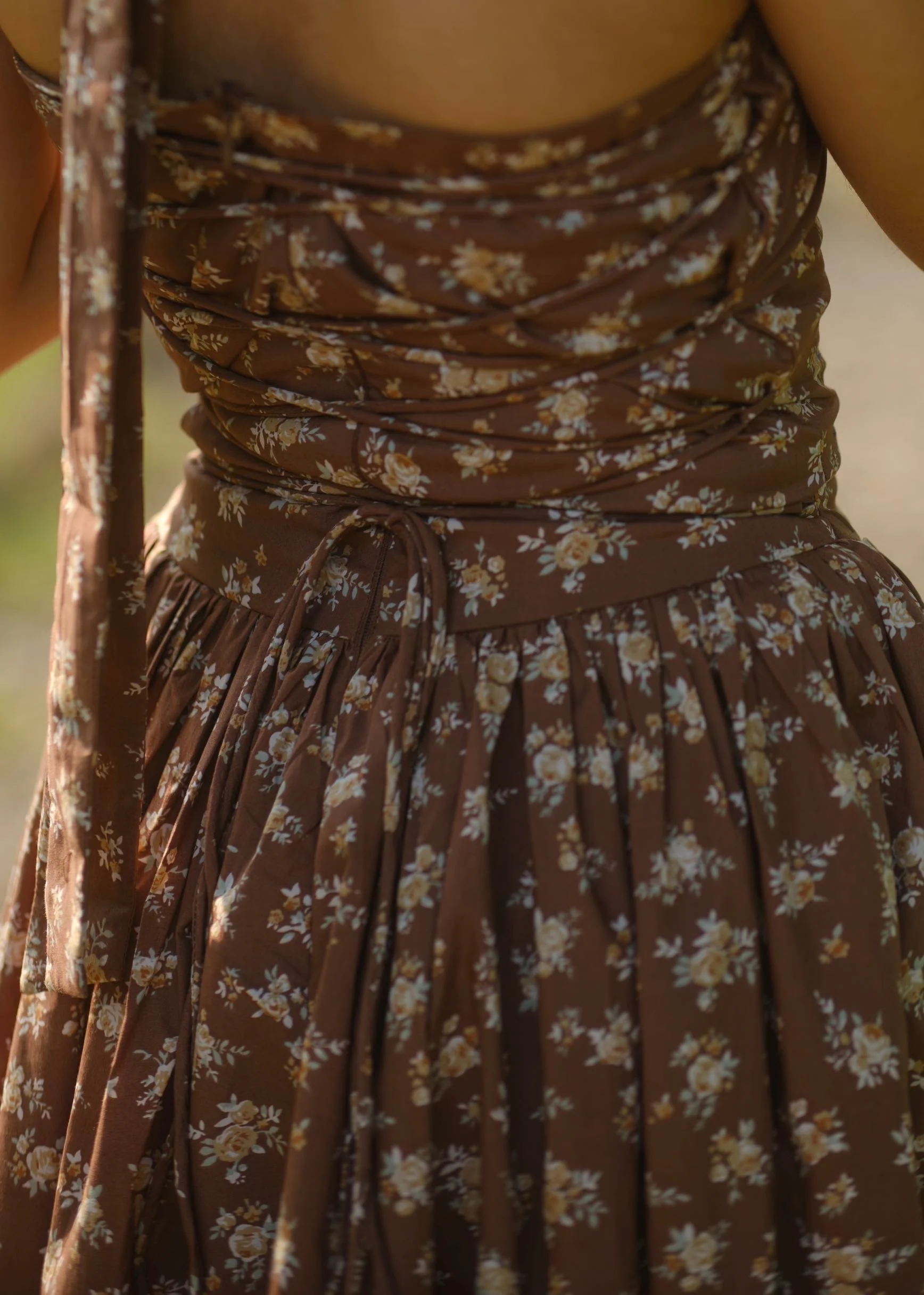 Halter Heritage Floral Dress - Image 6
