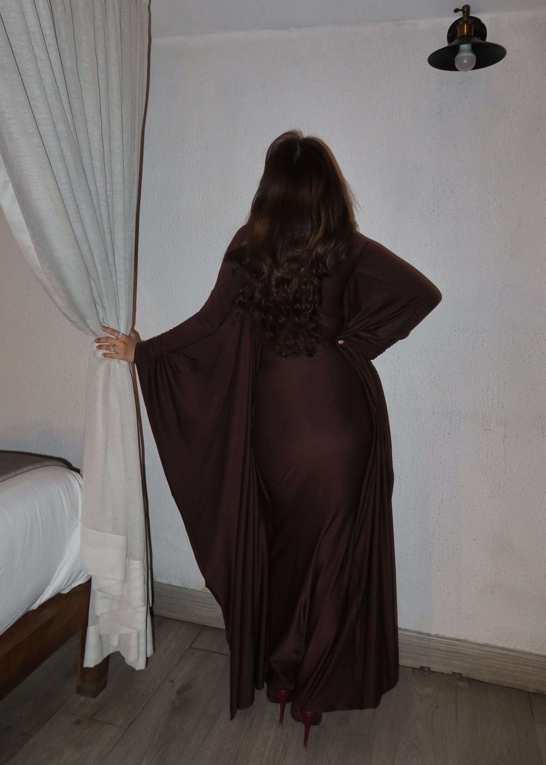 Moonlight Drape Dress - Image 3