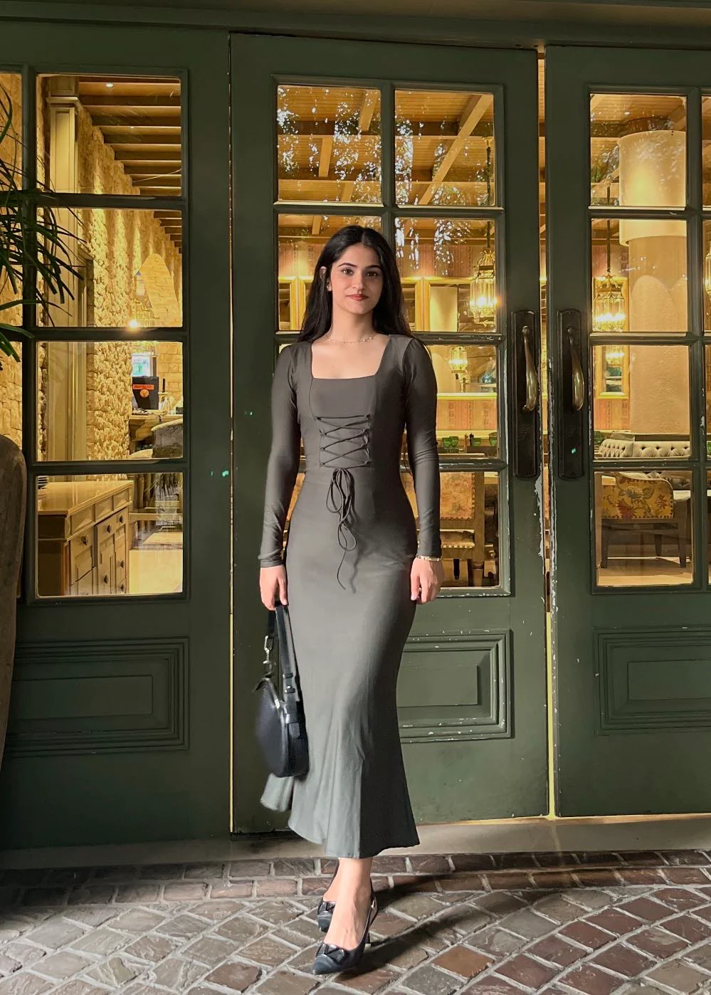 Olive Cottage Dress - Image 7