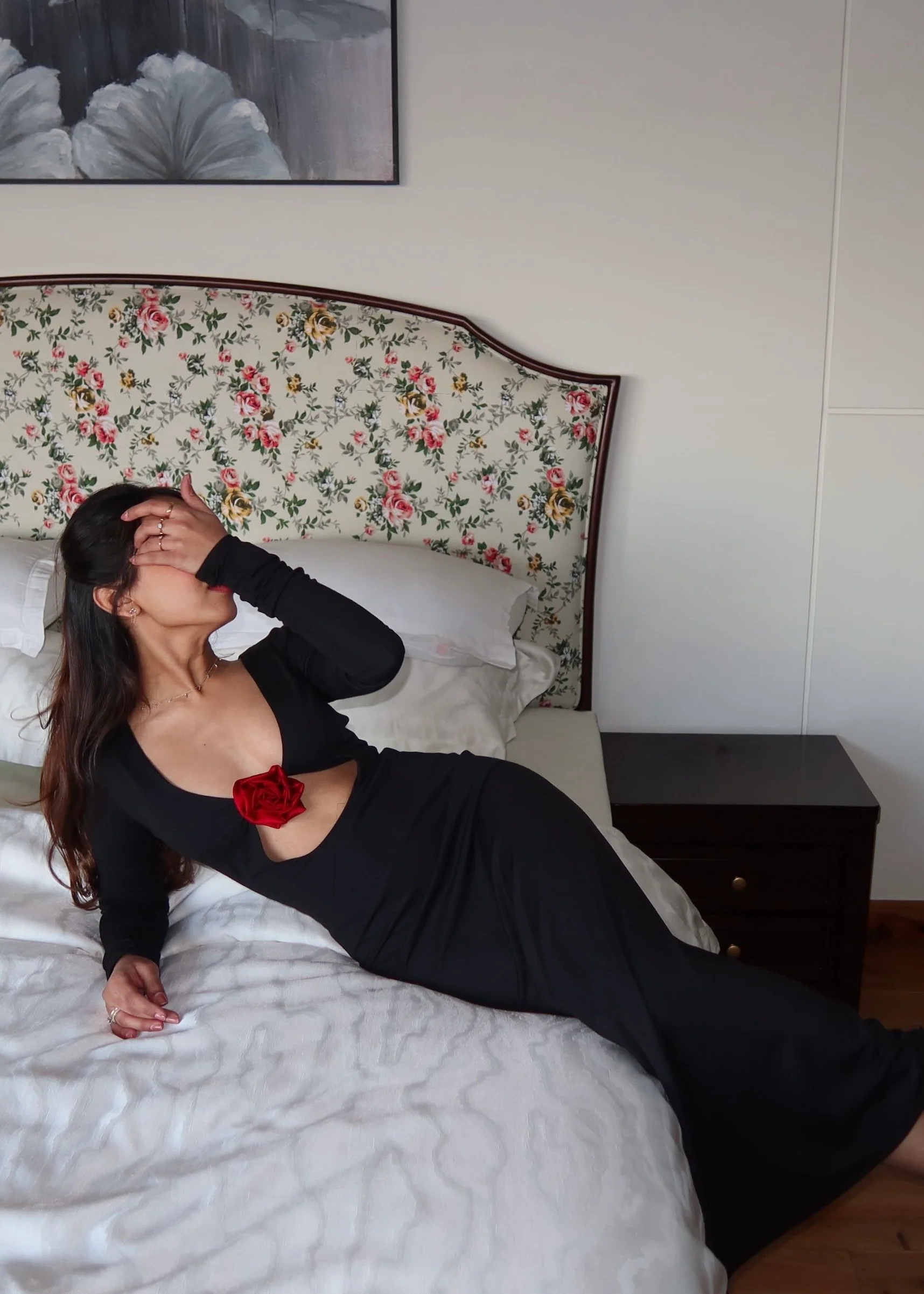 Onyx Rose Dress - Image 8
