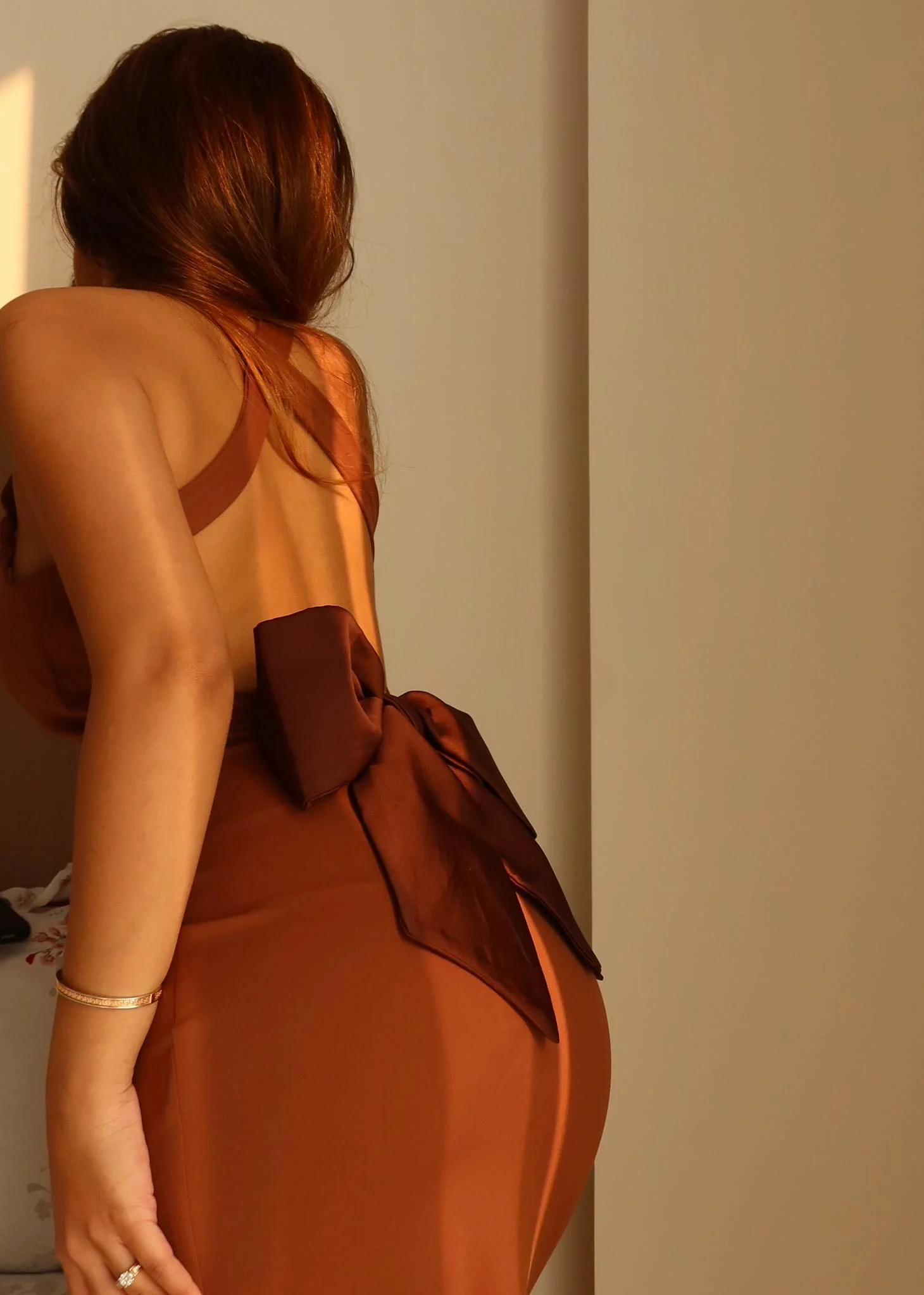 Opera Bow Backless Dress - Image 3