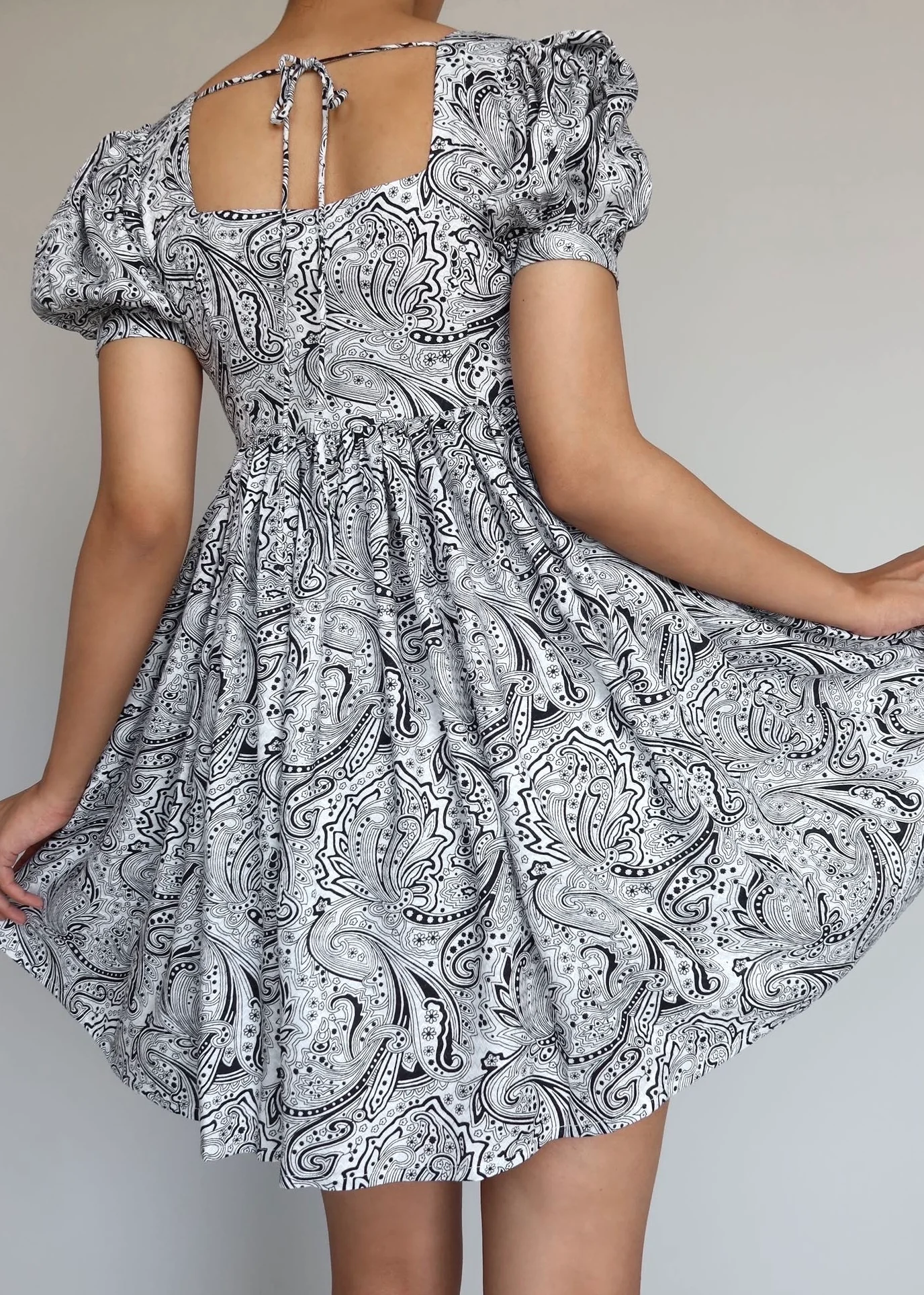 Patterned Flare Dress - Image 2
