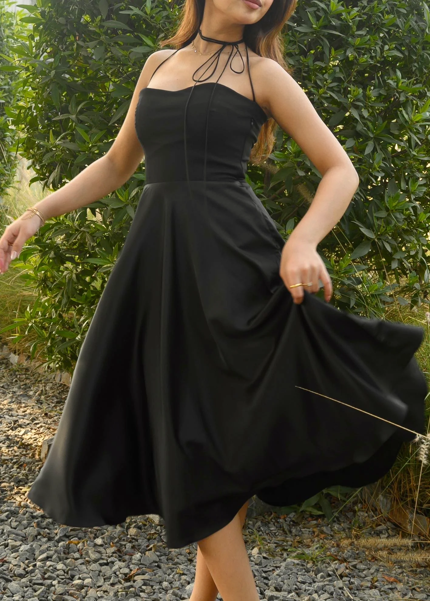 Raven Flare Dress - Image 6
