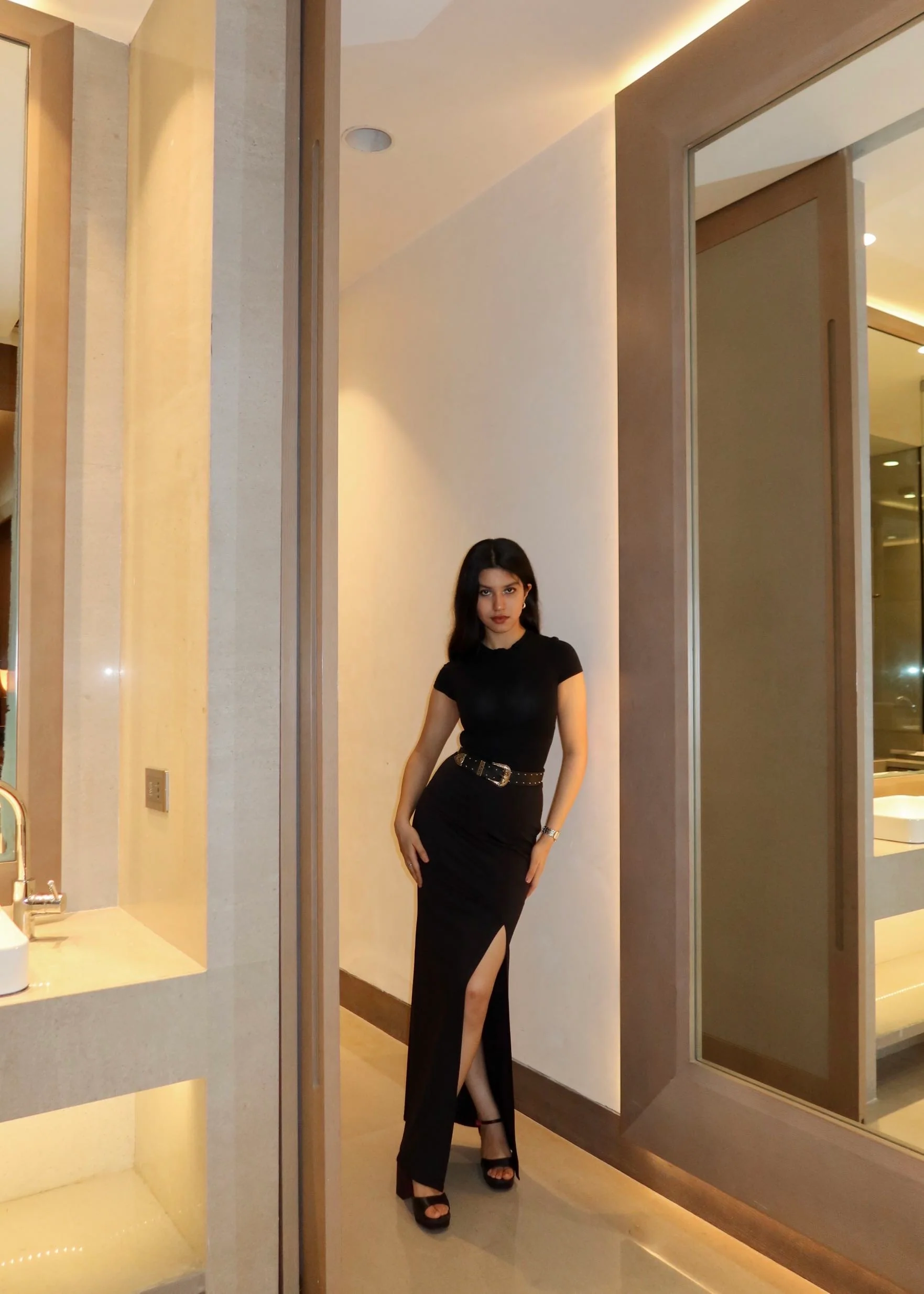 Side Slit Long Skirt - Image 3