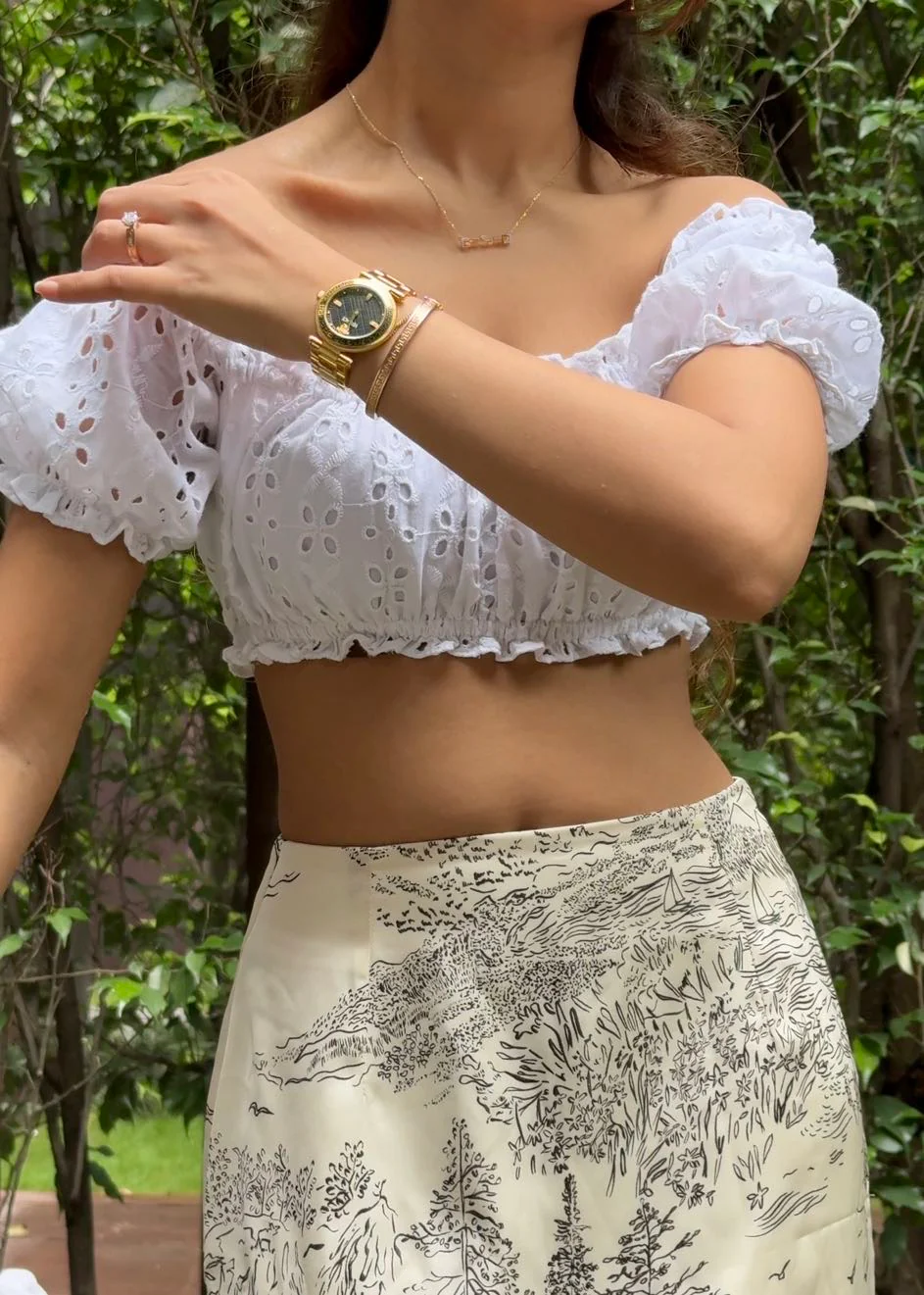 Swan Embroidered Top - Image 3