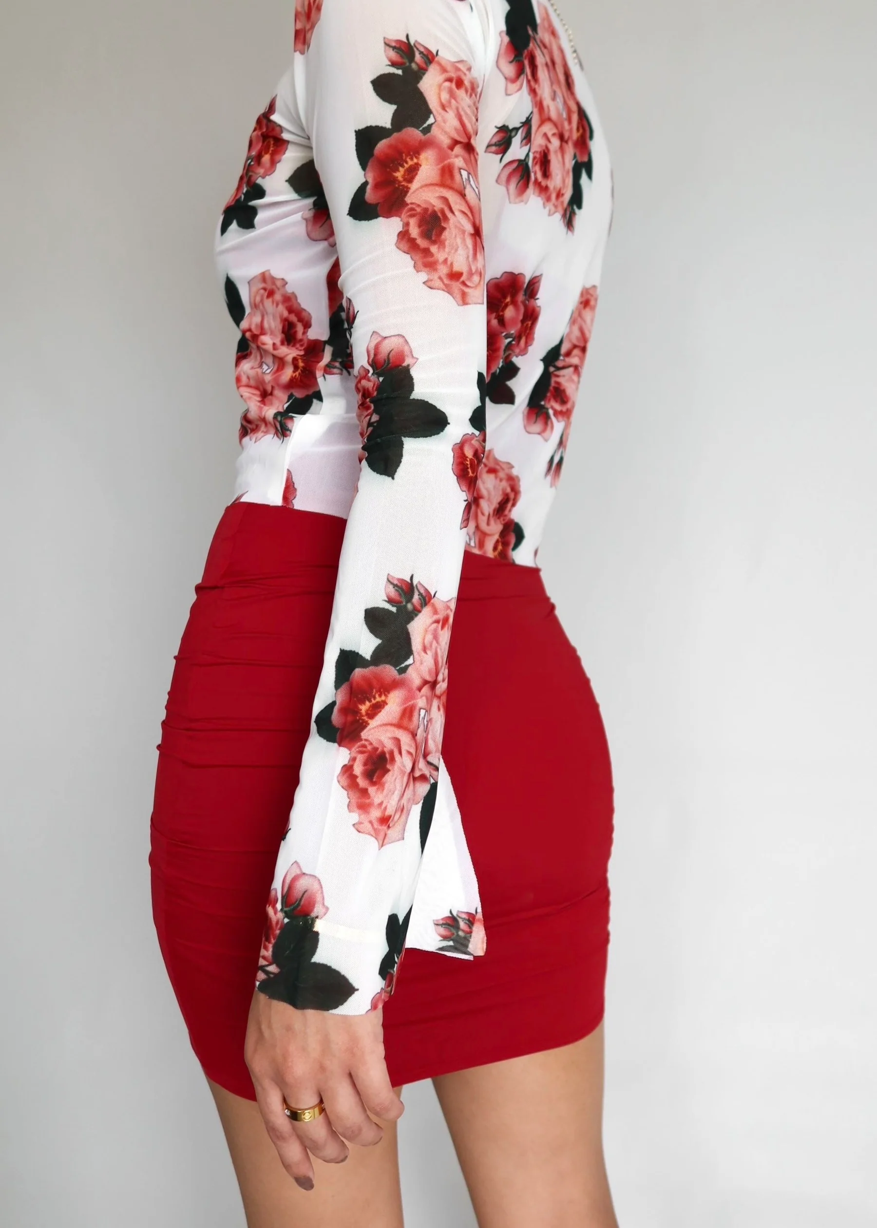 Rose Mesh Top - Image 3