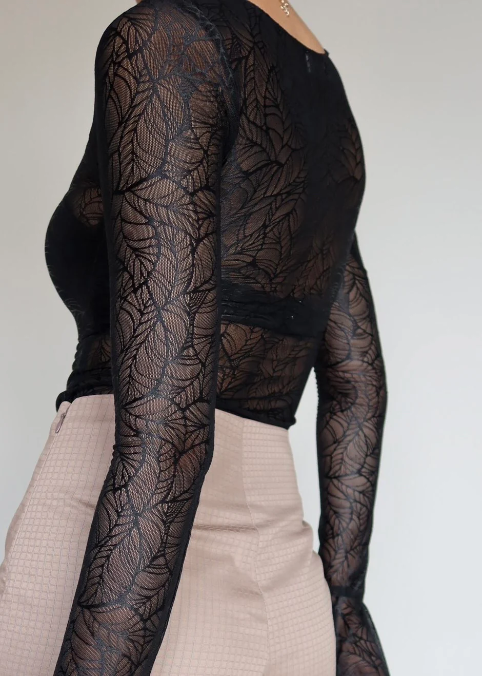 Leaf Sheer Top - Image 4