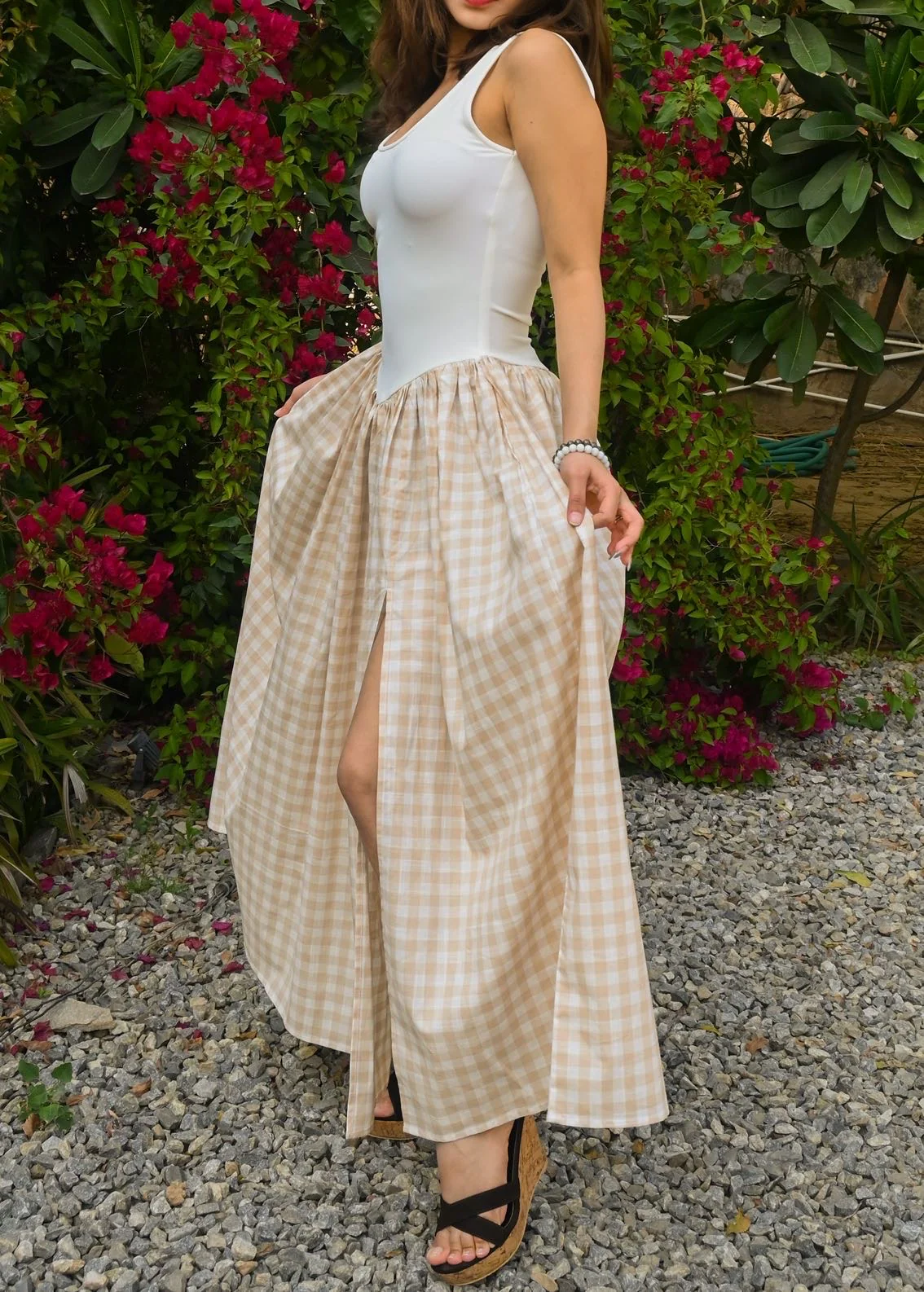 Willow Checkered Dress - Image 3
